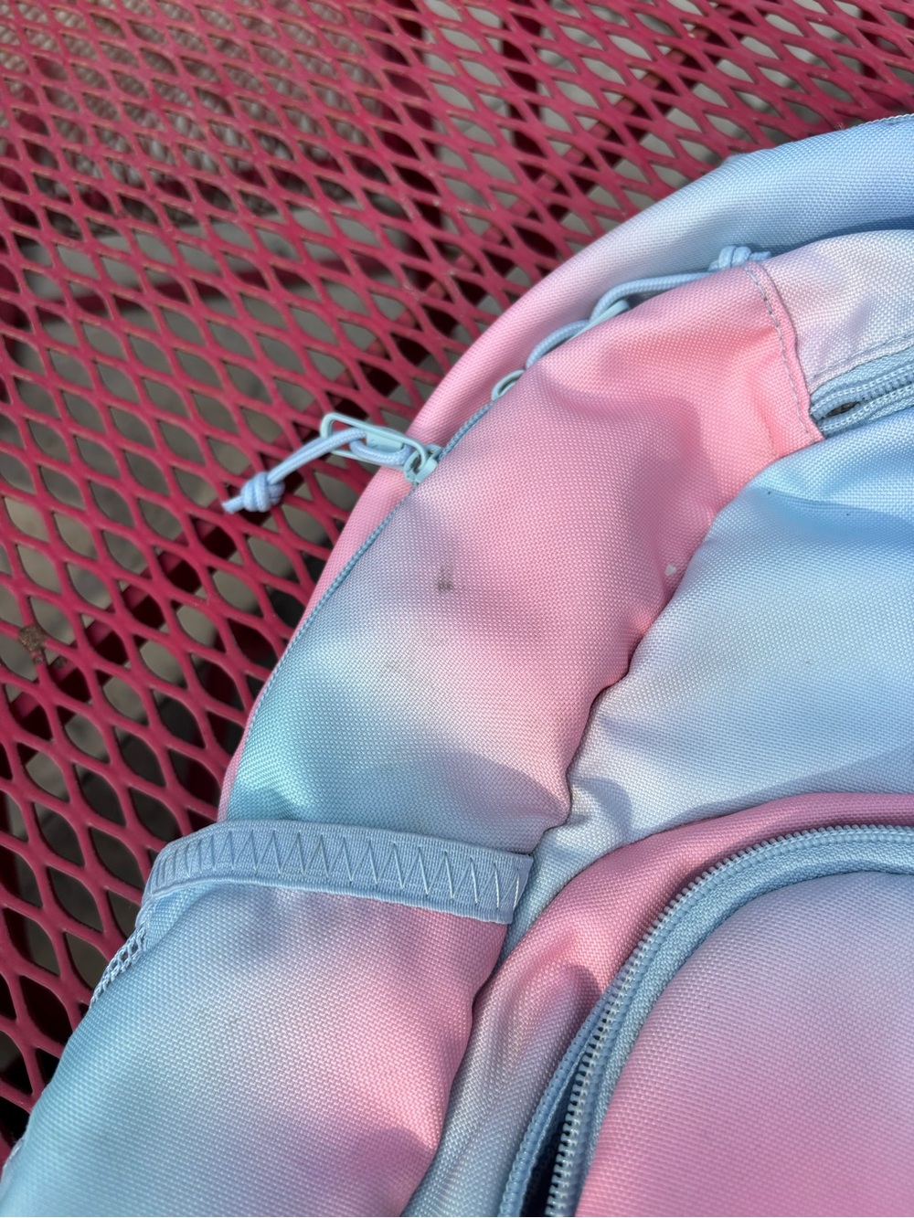 adidas Pastel Tie-Dye Backpack - Pink & Light Blue - Picture 3 of 9